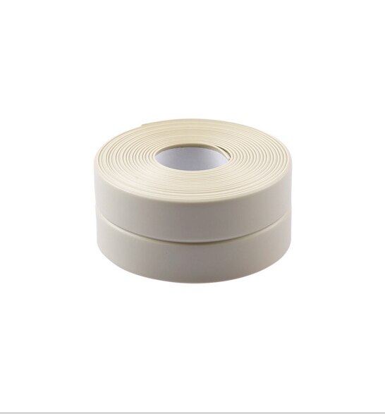 Bande adhésive PVC blanc pour joint évier salle de bains, autocollant mural, auto-adhésif imperméable pour salle de bains ou cuisine 3.2m x 38mm: green / 22mm
