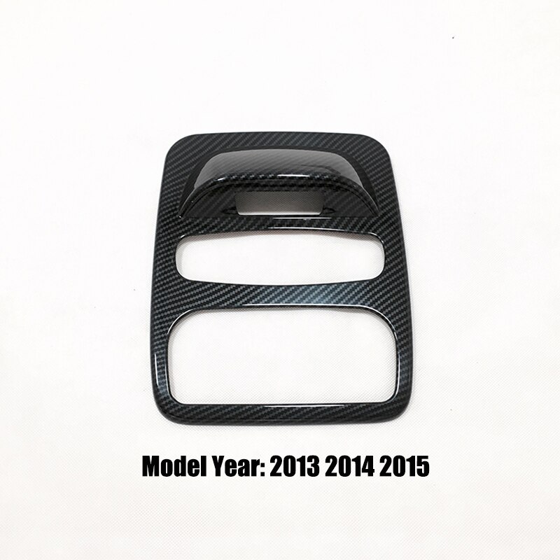 Til renault clio iv clio 4 abs kulfiber front læselampe lampeskærm panel cover trim bil styling tilbehør