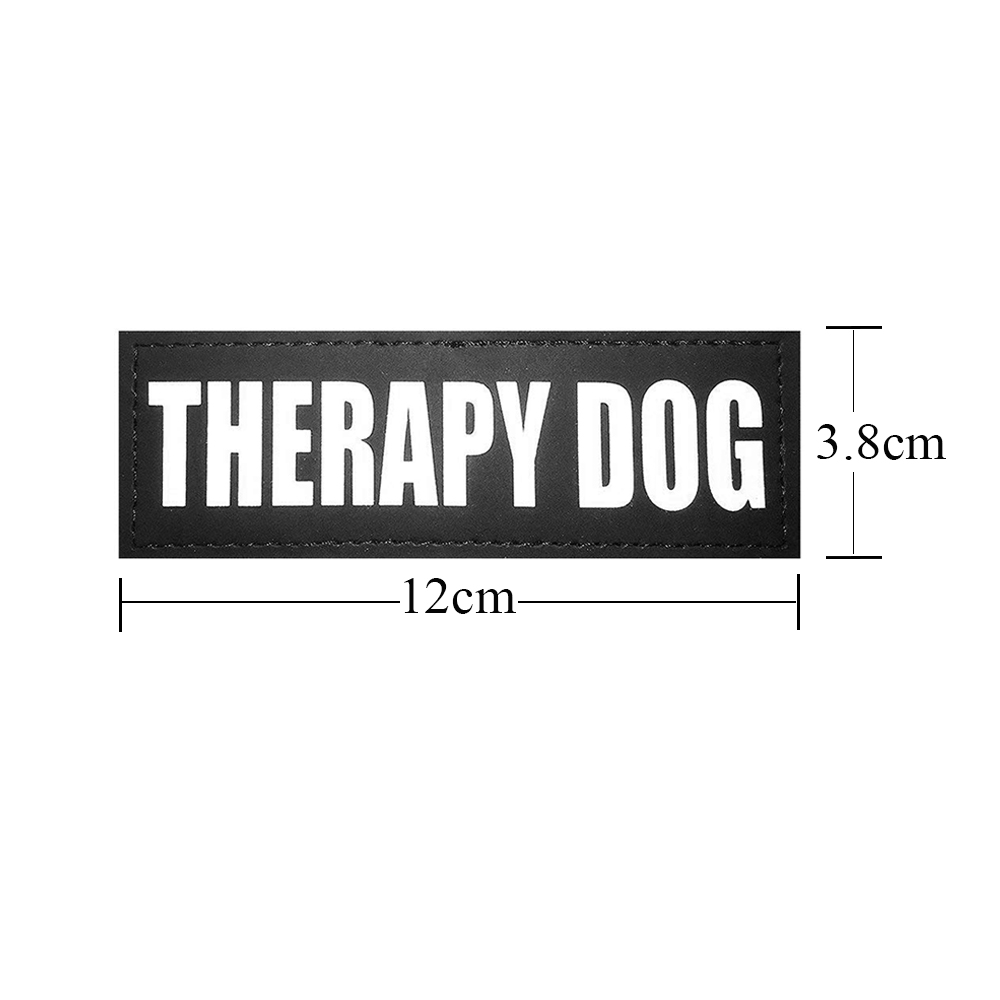 Hund tag patch til kæledyr hund krave sele vest service hund i træning velcro patches terapi hund tags