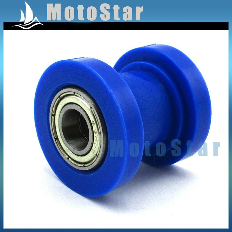 2 stks Blauw 10mm Dirt Pit Bike Chain Roller Katrol Spanner Voor TTR XR50 CRF50 KLX SSR Pitsterpro GPX SDG YCF Coolster Lifan YX