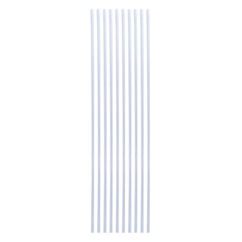 10 Pcs/Set Fishing Float Tail DIY Floats Hollow 0.8/1/1.2mm Inner Diameter Thicken Tackle Tube Transparent Rigging Accessories