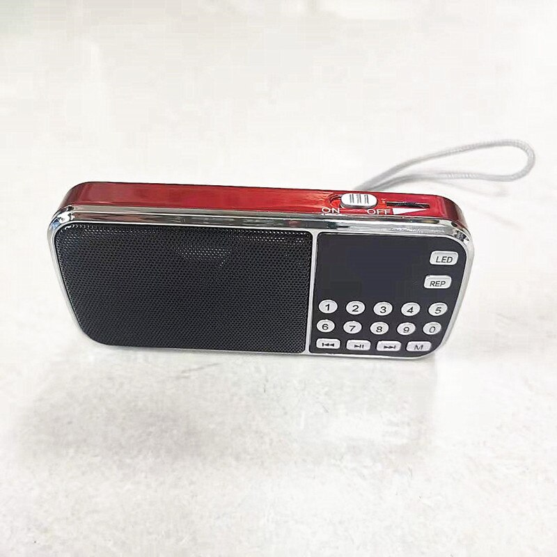 Card Radio For The Elderly L-088 Multifunctional Mini Portable Radio Support Radio/USB/TF Card/AUX/Headphone