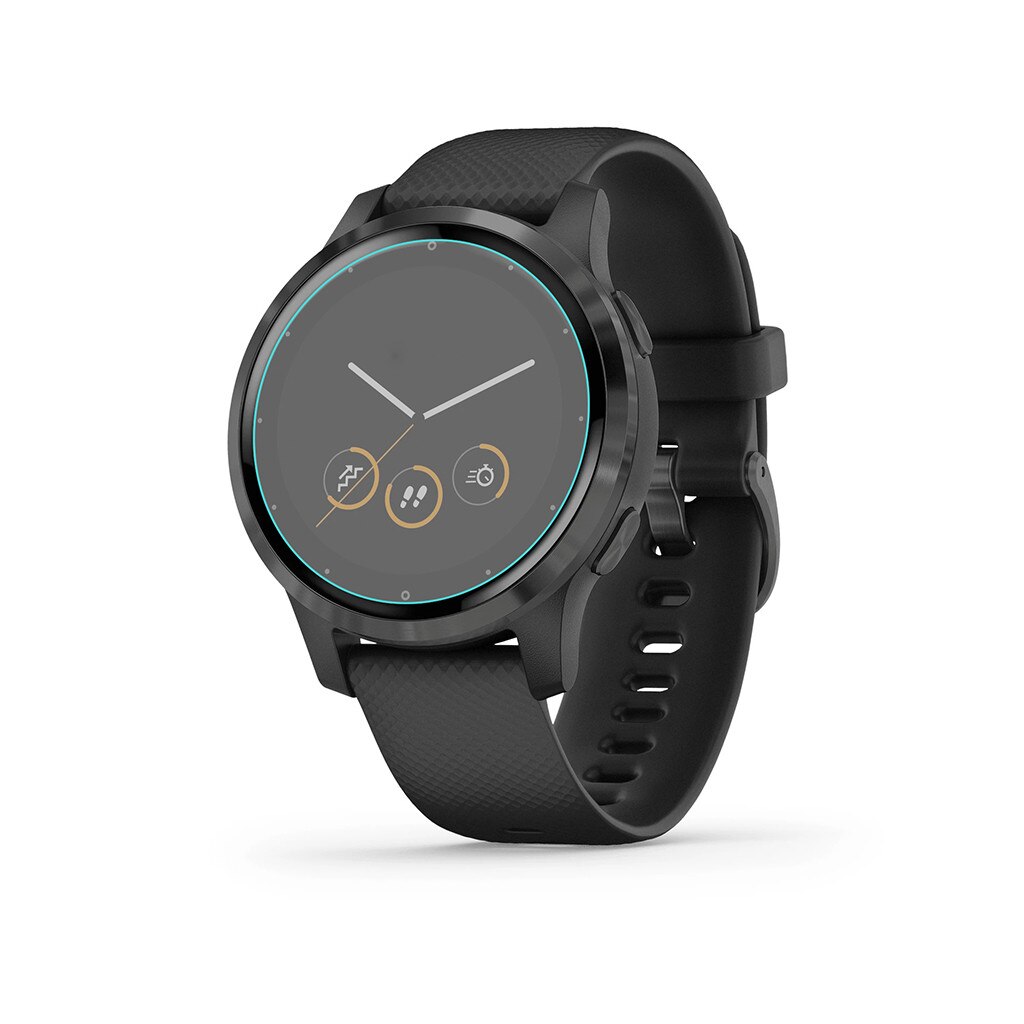 3 pçs filme de cobertura completa protetor de tela de vidro temperado para garmin vivoactive 4S guarda anti-shatter relógio inteligente película protetora