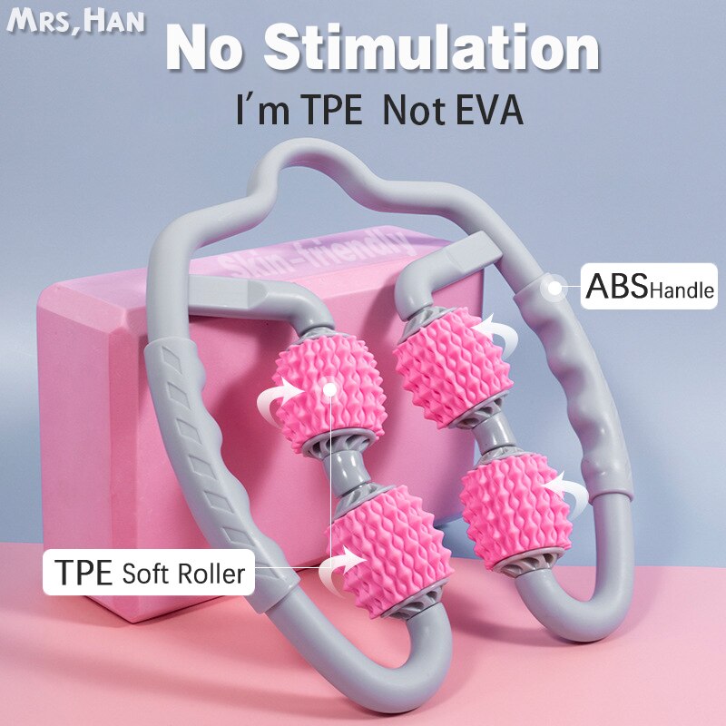 Yoga Massage Roller Triggerpoint Massage Rollers Voor Arm Been Nek Spierweefsel Voor Fitness Gym Pilates Sport Manual Massager