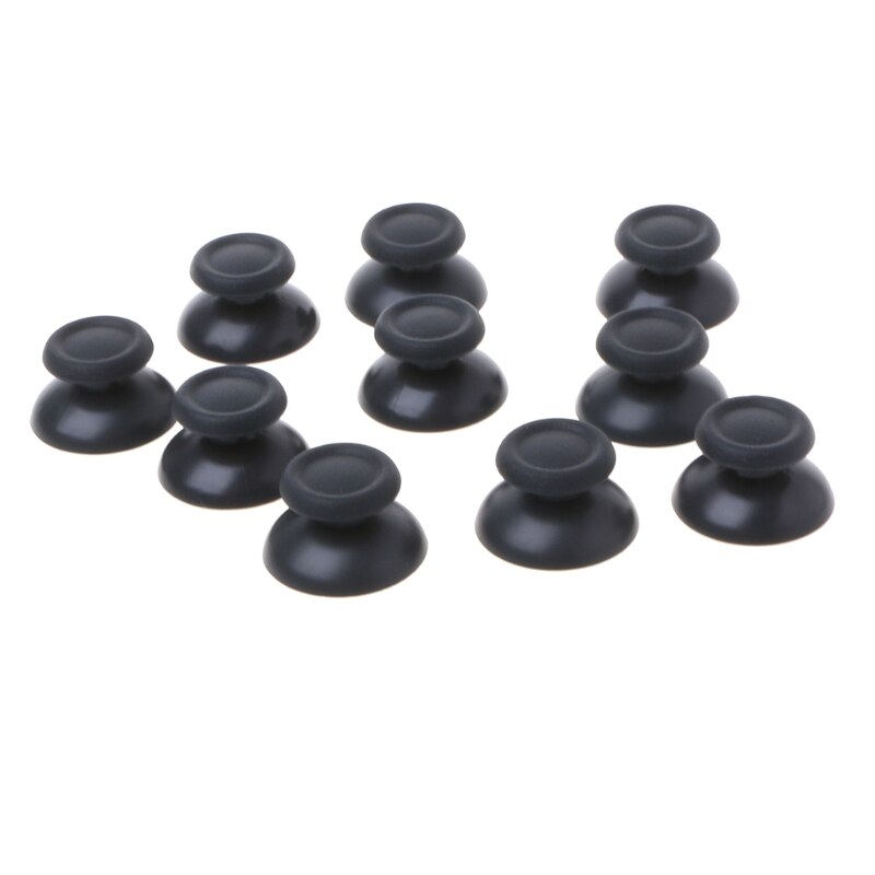 1Set/10Pcs Plastic Black Analoge Thumbstick Thumb Stick Vervangen Voor Playstation 4 PS4 Pro Controller thumbstick Cap