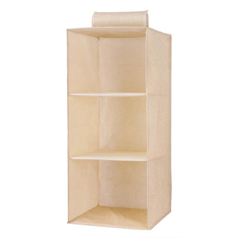 Katoen Kast Garderobe Kast Organizer Opknoping Pocket Lade Kleding Opslag Kleding Home Organisatie Accessoires Benodigdheden: 1