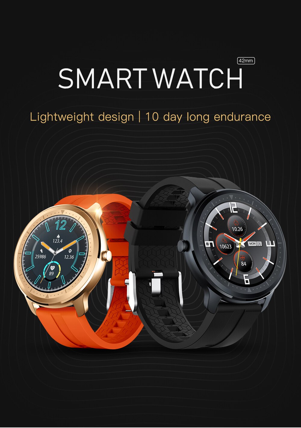 UM58 Smart Horloge Vrouwen Mannen Full Touch Fitness Tracker Bloed Zuurstof Druk Smart Klok Womenmen Gts Smartwatch Voor xiaomi