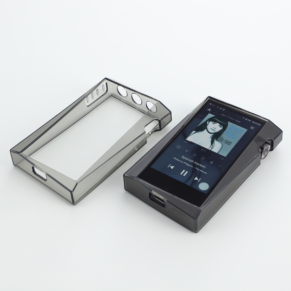 Housse de protection en TPU souple pour iRiver Astell &amp; Kern A &amp; norma SR25 MKII, avec protecteur d&#39;écran avant et arrière en verre trempé