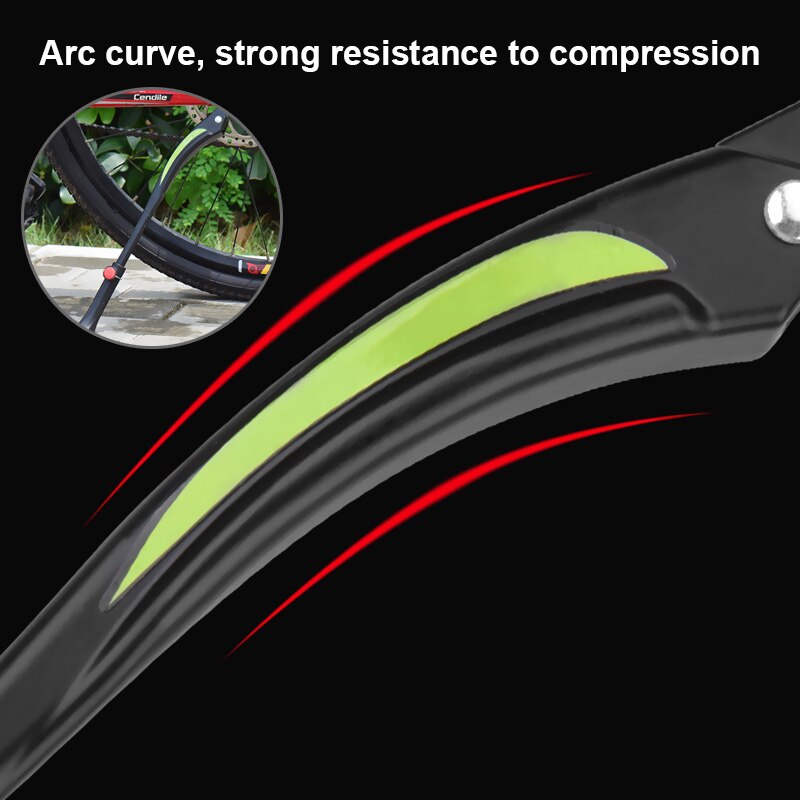 Adjustable Bicycle Kick Stand Quick Release Bike Kickstand Road Mountain Bike Foot Brace Cycling Side Support Parking Rack