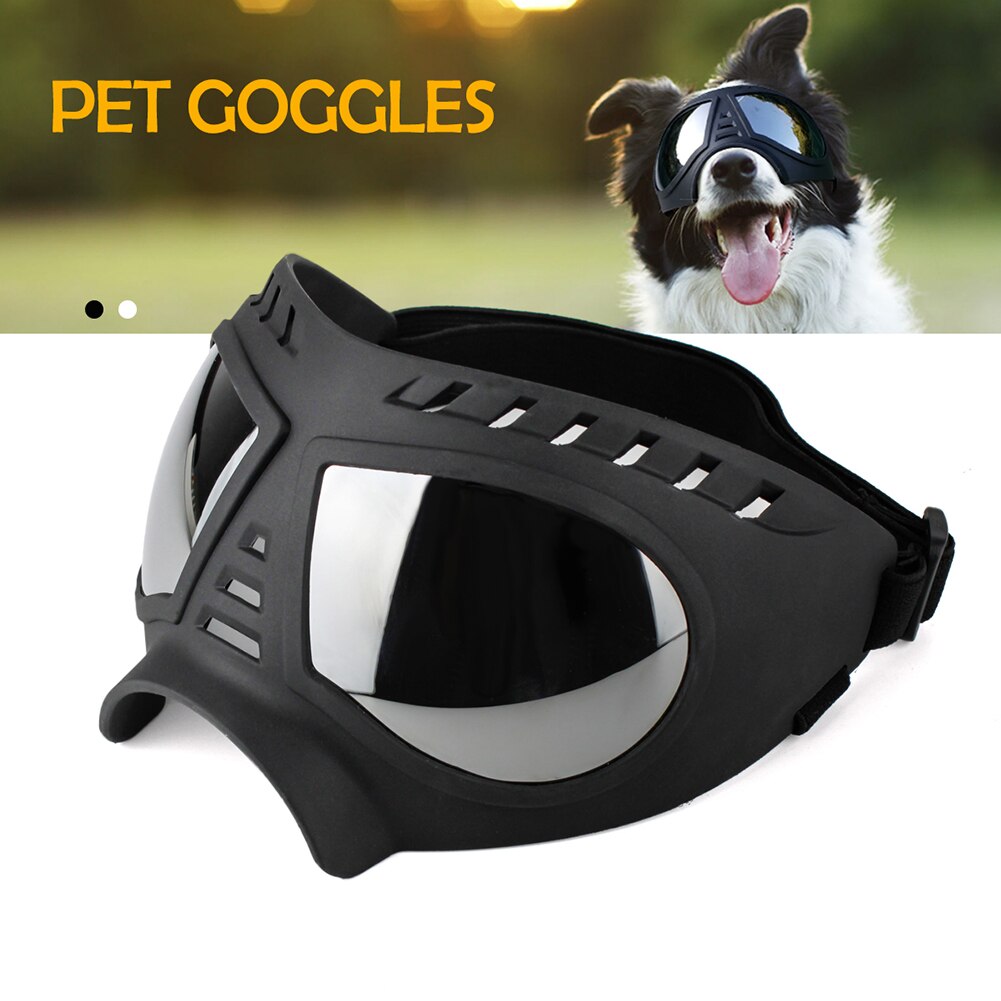 Gafas plegables para perros y mascotas, lentes para mascotas, resistentes al agua, a prueba de nieve, Marco suave, gafas de protección UV para perros
