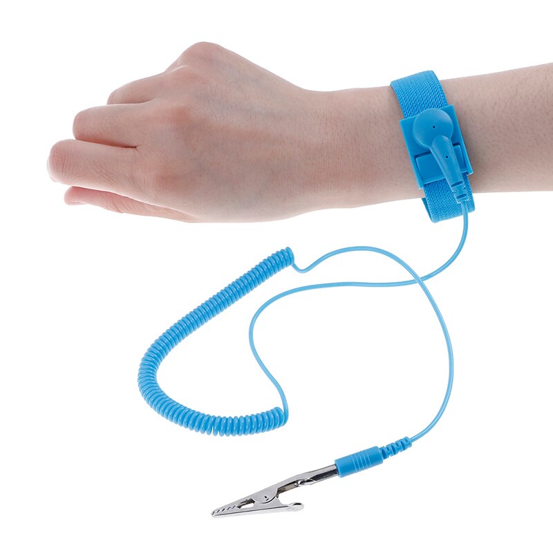 Anti Statische Armband Elektrostatische Draadloze Draadloze Verstelbare Esd Ontlading Kabel Wrist Band Strap Hand Met Spare Polsbandje
