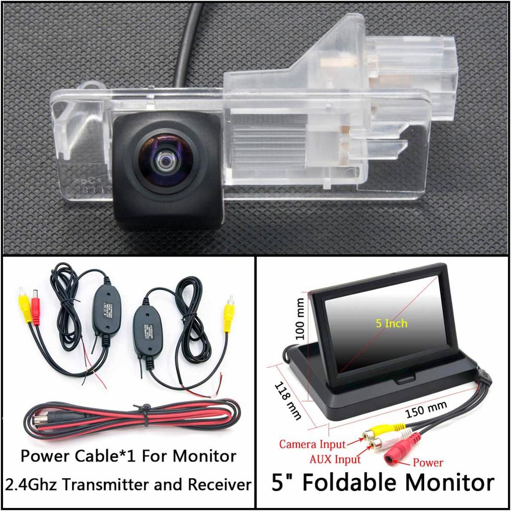 175 graden hd achteruitrijcamera voor renault scenic 2 ii renault grand scenic 2003 parkeermonitor: C draadloos 5 inch f