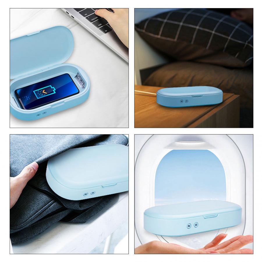 Multifunctionele Uv Sterilisator Box Nail Art Gereedschap Sterilisator Tandenborstel Disinfector Uv Desinfectie Doos Usb Opladen Sterilisator