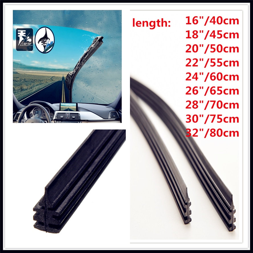 Auto Rubber Wisser Refill Vervanging voor Mercedes Benz W211 W203 W204 W210 W124 AMG W202 CLA W212 W220 CLK63 R