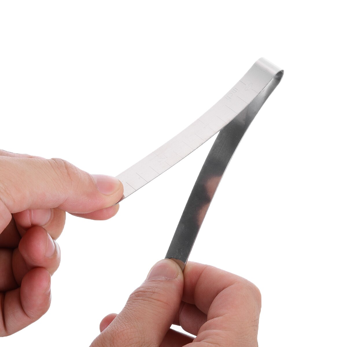 6pcs Metal Sewing Crimping Clip Stainless Steel Hemming Clips with Built-in Ruler Measurement Ruler DIY Sewing Tool