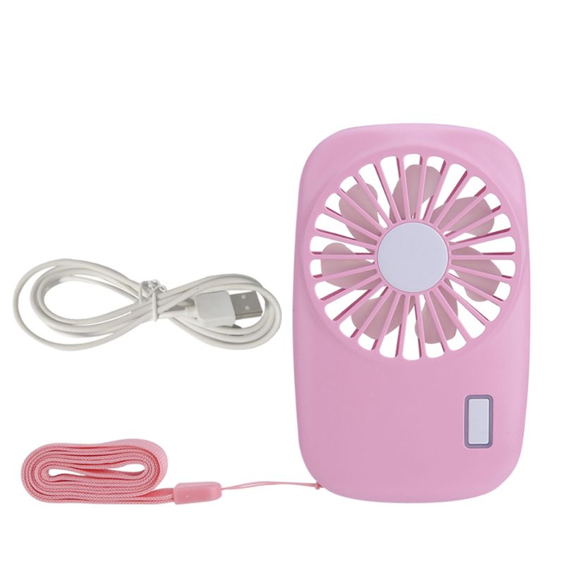 Draagbare Mini Handheld Usb Fan Camera Vorm Oplaadbare Zomer Airconditioner Koelventilator Voor Outdoor Reizen: Roze