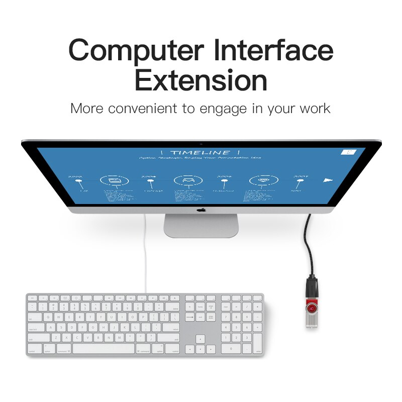 Vention-Cable de extensión USB 3,0, Cable extensor macho a hembra 2,0 para PS4, Xbox, Smart TV, PC, Cable de extensión USB