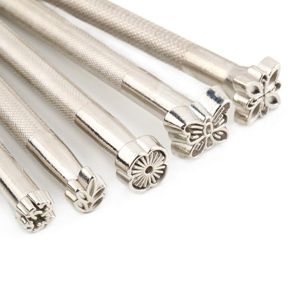 20pcs/Set Metal Leather Working Saddle Making Tools Carving Leather Craft Tool Set DIY Hand Tool Craft Kit