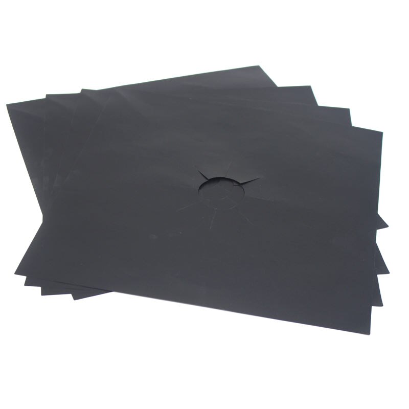 Cubierta protectora reutilizable para cocina de Gas, almohadilla de protección para horno de Gas, 4 piezas, 27x27CM, NIN668