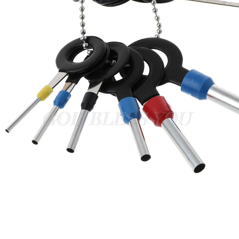 Car Plug Terminal Removal Tool Push Pin Tool Pick Needle Harness Pick Needle Retractor Unlock Key Removal Access Tool