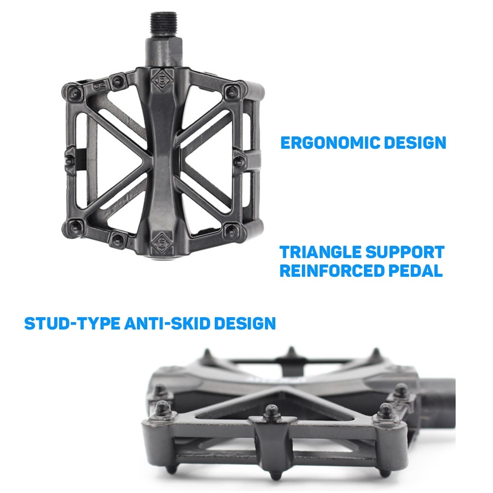 1 par de pedales ultraligeros de aleación de aluminio para bicicleta de montaña MTB, accesorios de bicicleta, piezas de repuesto