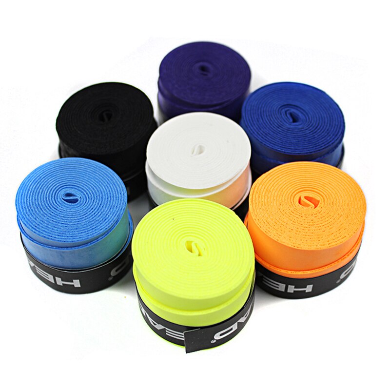 60 sztuk oryginalna głowica Overgrip rakieta tenisowa PU opaska przeciw poceniu się absorbowany Tenis rakieta tłumik Grip Badminton 60 Tenis Overgrip uchwyt
