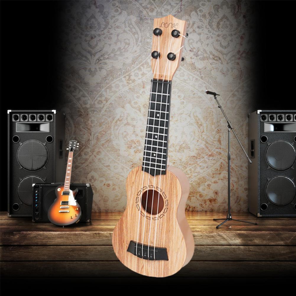 Ukelele Soprano para niños, principiante, guitarra de madera de caoba, cuerdas de 4 clavijas, afinación de cuello delicado, ukelele M9w2