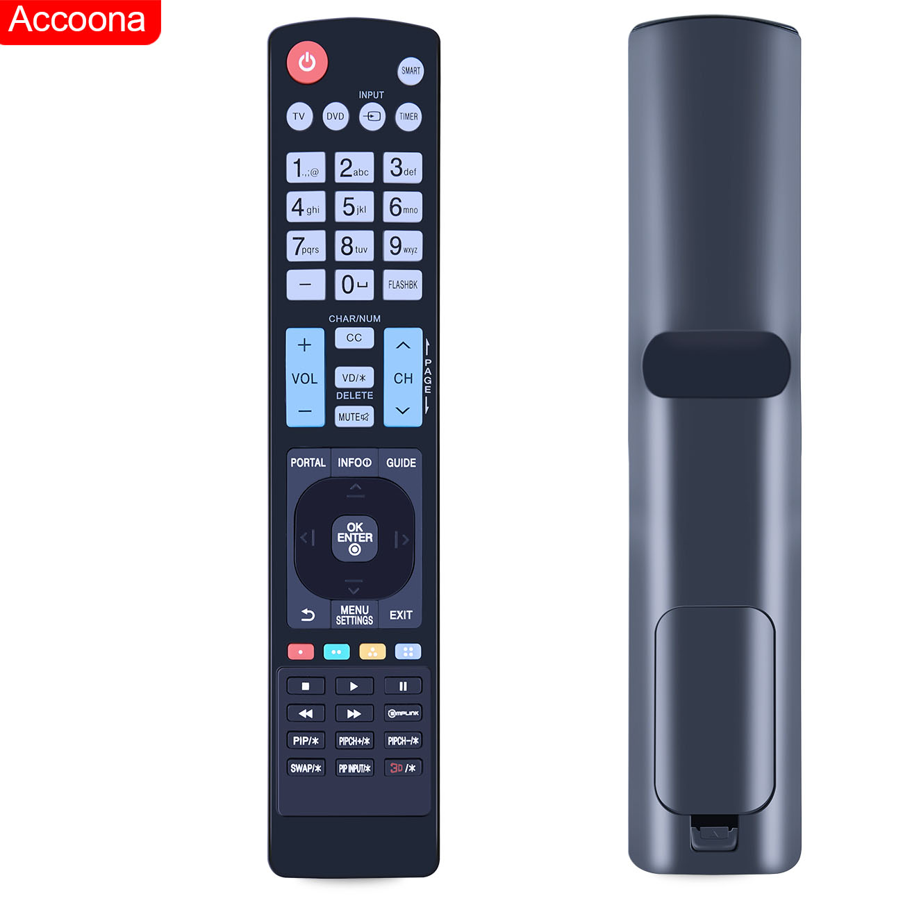 AKB7ino 55451 (HR-A906b) Télécommande | Pour TV 32sat 330H-Noir