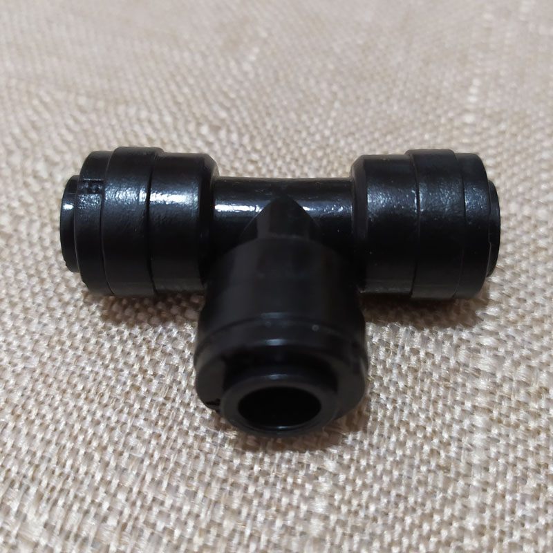 50 Pcs 6MM Slip Lock Quick Connector Garden Water Fog Mist Sprayer Nozzles For Misting System Fog Machine: Black Nozzle Fitting