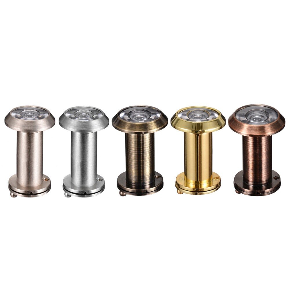 Wide Viewing Angle Peephole Home Security Door Viewers Hole Hidden Peephole 200 Degree 5 Colors