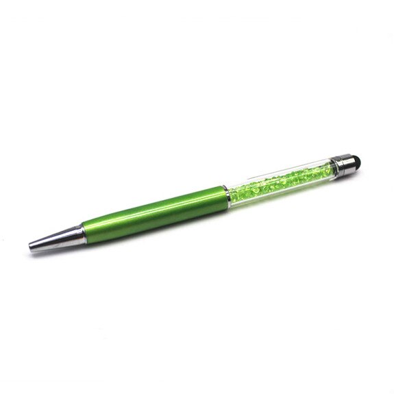1pcs Zufällig 2 in 1 Kugelschreiber Touch Screen Stylus Stift Nützliche Tablet Pen Für Pad Smart Telefon: Light Green