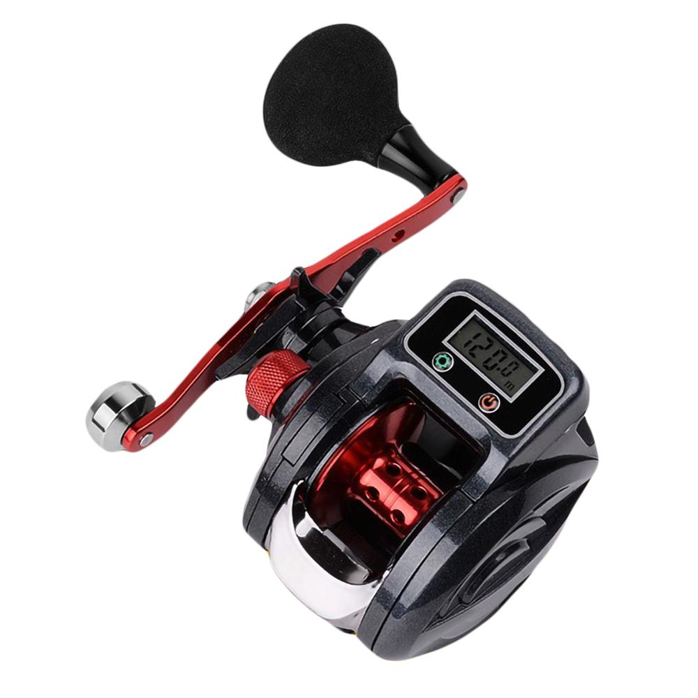 Baitcast Reel Digital Display Water Wheel Fishing Line Left Right Hand Centrifugal Brake Fish Wheel Cup