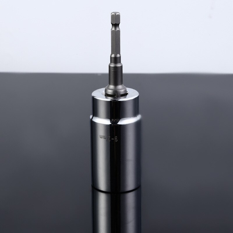 Torque Wrench Universal Sleeve Head Set Socket Sleeve 7-19mm Spanner Key Style Grip Multi Hand Tools Cr-v Sleeve