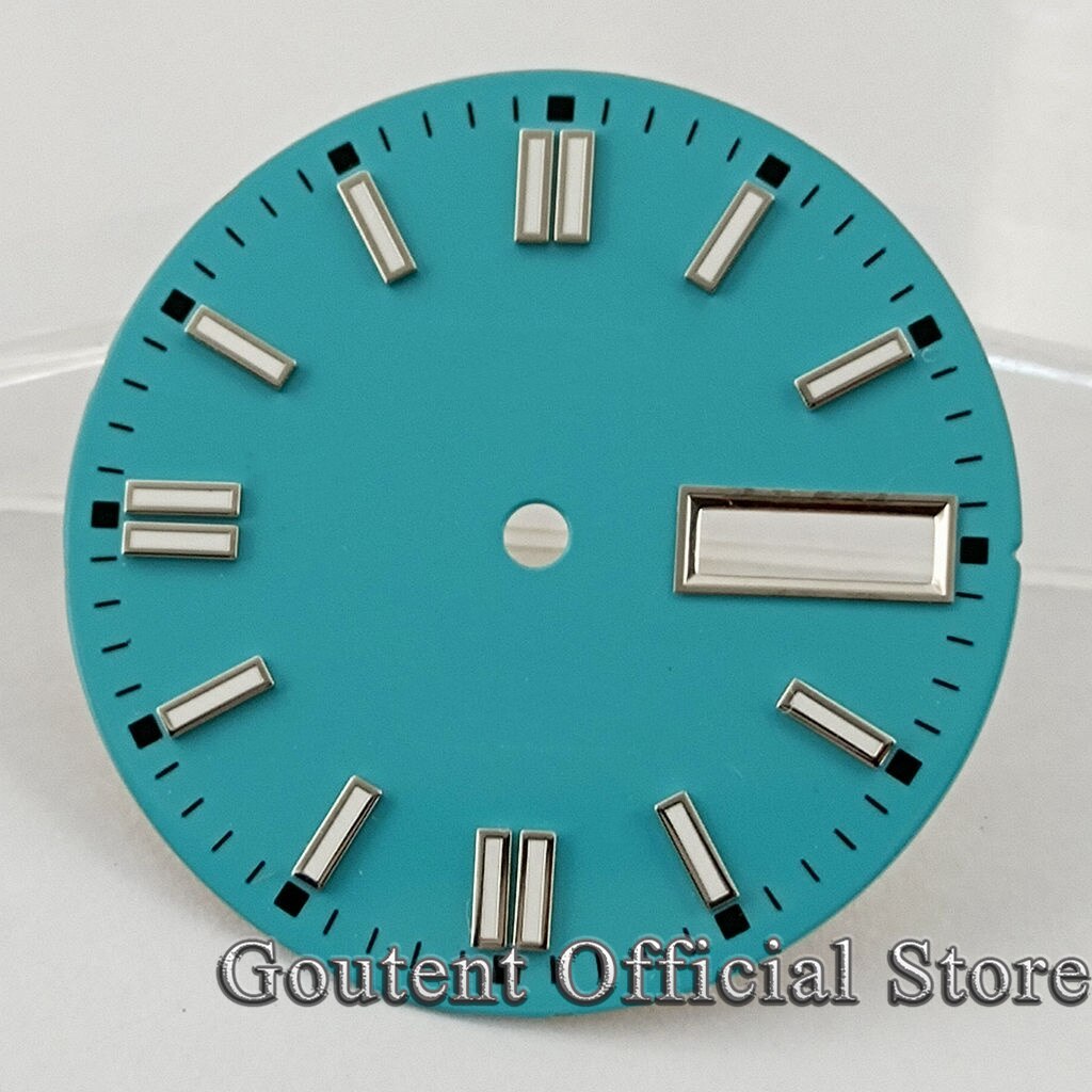 7 Soorten 29Mm Steriele Groen/Geel/Rood Horloge Wijzerplaat Voor Heren Horloge Groene Lichtgevende Fit Voor NH36 NH36A Beweging