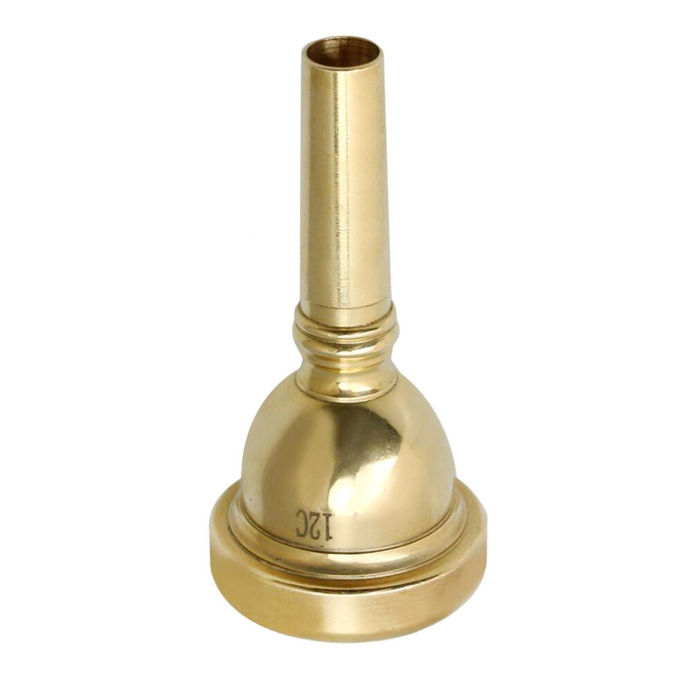 12C Vergulde Mondstuk Trompet Trombone Mondstuk Vervanging Stijlvolle En Duurzame Professionele Tool Brass Instrumenten: gold