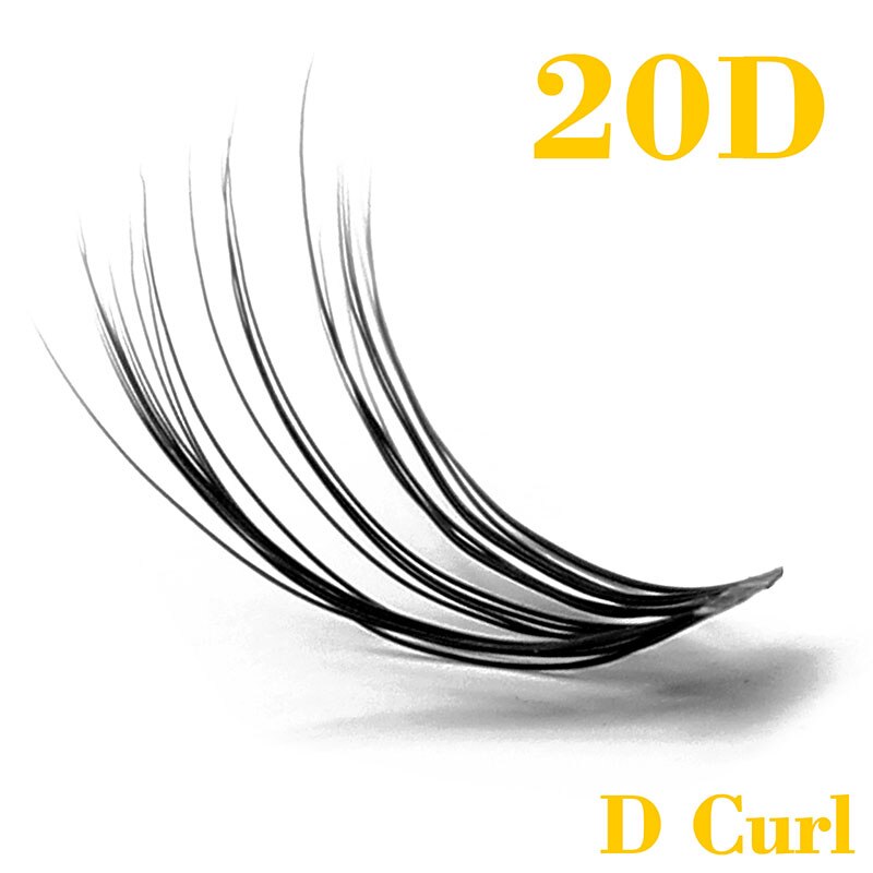 1box big capacity 60 bundles 20D Eyelash Extensions 0.07mm Thickness Mink Strip Eyelashes Individual Lashes Natural Style