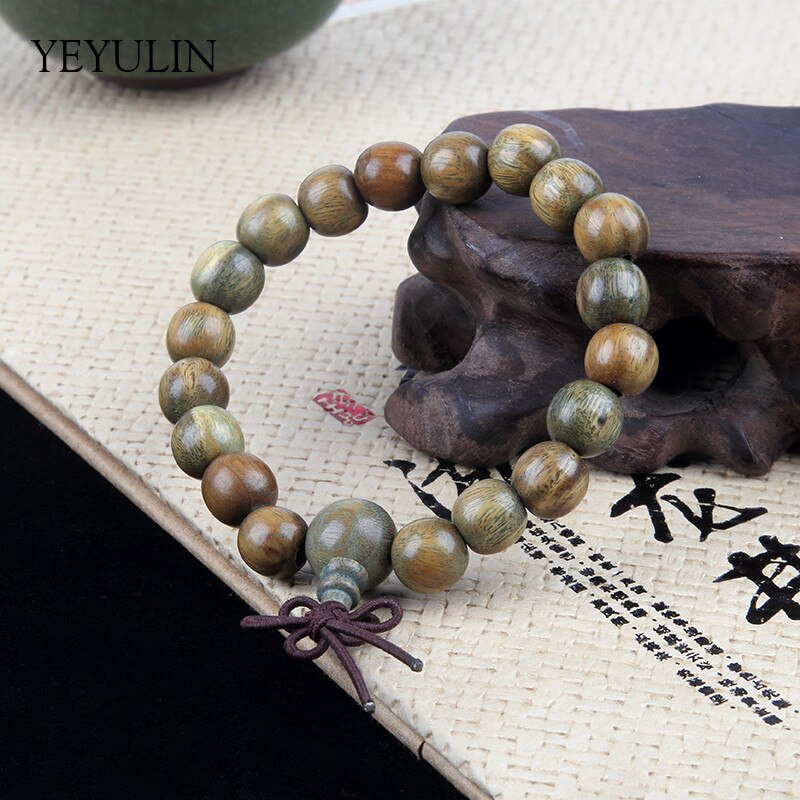 Neue 17 15 11 9mm Palo Santo Holz Buddha Perlen Armbinde Für Frauen Männer Holz Armreifen Schmuck