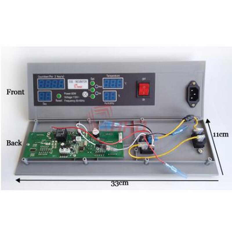 Hhd broedmachine onderdelen 48 96 digitale automatische temperatuurcomputer kippeneieren broedmachine bedieningspaneel 110v 220v vochtigheidssonde