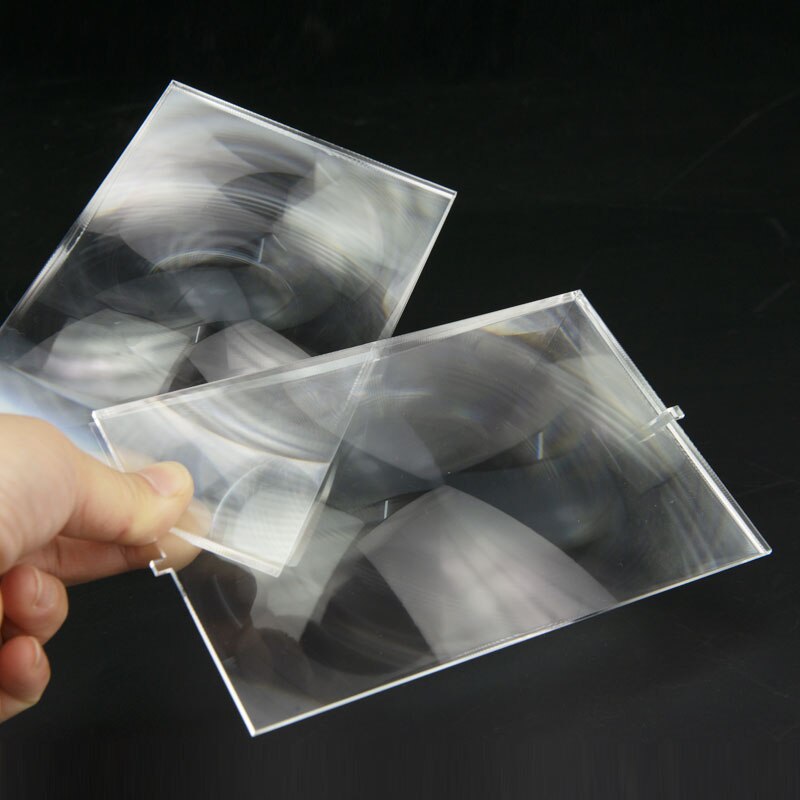 3,5 zoll ~ 7 Zoll DIY Telefon Projektor Fresnel-linse Optische PMMA Gewinde Kondensieren Linsen Mit Schwerpunkt Lentes