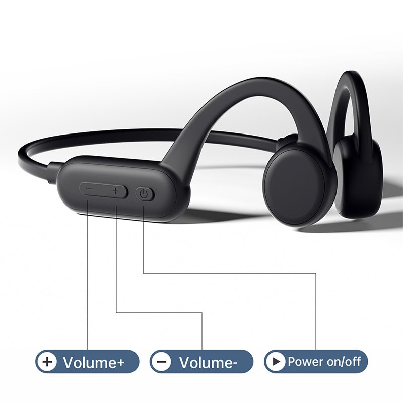 Knochen Leitung Bluetooth Kopfhörer Schwimmen IPX8 Kopfhörer Mit Mic Drahtlose Sport IPX4 Wasserdichte Kopfhörer für Iphone Xiaomi