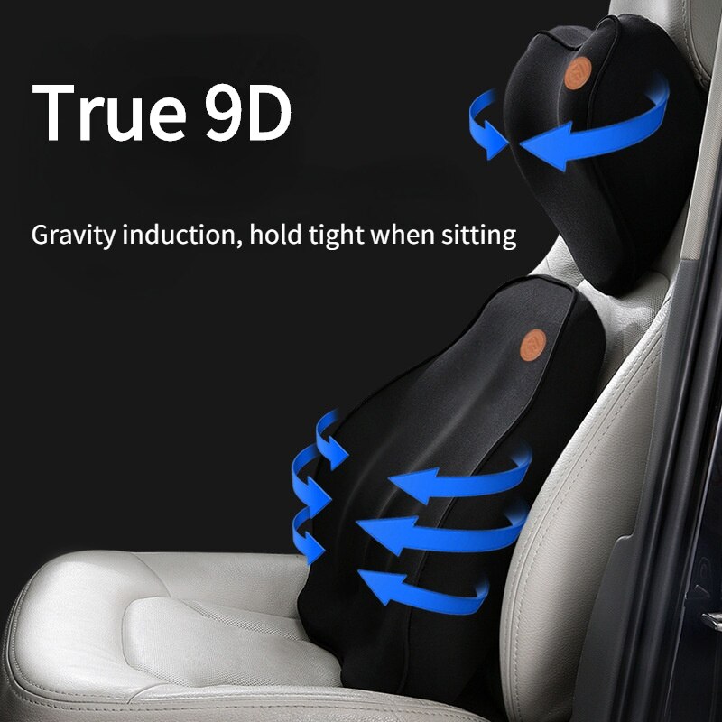 Car Neck Pillows Heart-shaped Memory Foam Soft and Slow Rebound Head Pillow To Relieve Head Pain Automotive General