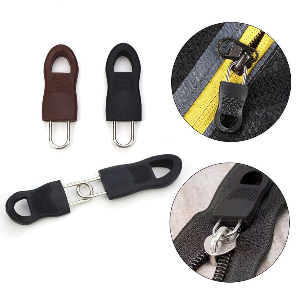 Juego de reparación de cremallera desmontable Universal, tirador de cremallera para bolsa de viaje, Maleta, mochila, accesorio de coser DIY, Uds.