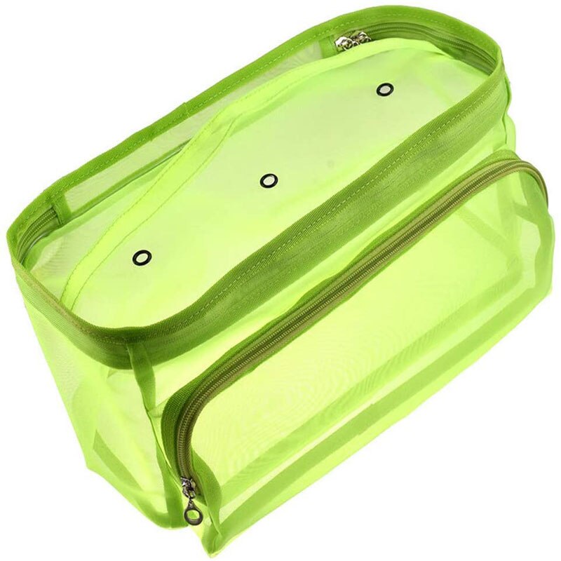 Exceart Netztasche Für Wolle & Strickzubehör – Rosig, 30x13x3 Cm, Nylon, Mit Griff