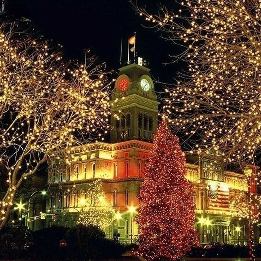 20M USB/Battery LED String Light Christmas Lights Twinkle String Copper Silver Wire Garland Light Waterproof Fairy String Party