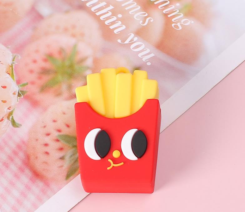 Jy01 10 künstliche lebensmittel-Burger, pommes, Pizza, weicher schlüsselanhänger, tasche, autoschlüssel, diy-kettenanhänger, zubehör, klein, jysp 220317