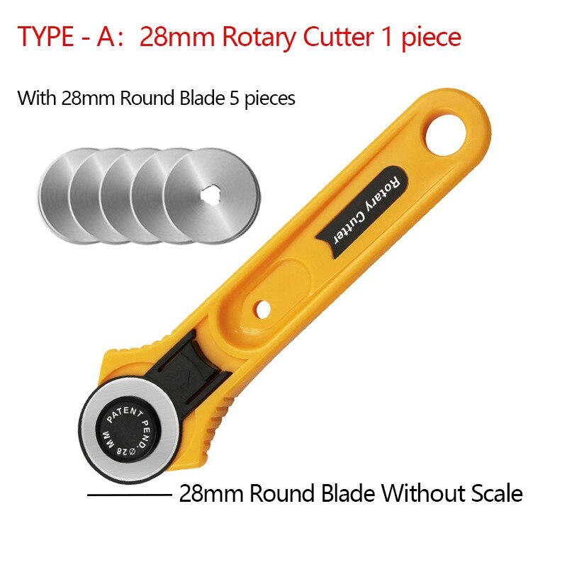 28/45mm Fabric Leather Cutter Leather Craft Sewing Accessories DIY Sewing Tools Circular Cut Rotary Cutter Blade Patchwork