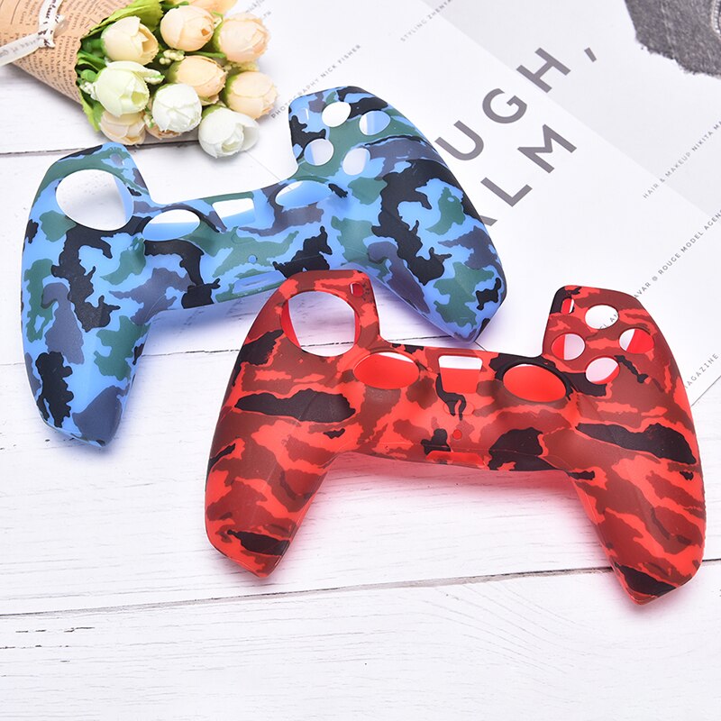 Handle Sleeve Silicone Cover Dustproof Protective Case for PS5 Controller