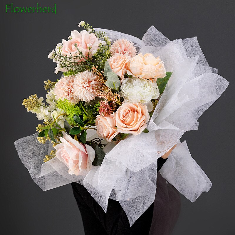 Tissue Paper DIY Handmade Flower Bouquet Wrapping Paper Translucent Clothing Packing Packaging Craft Paper Florist Supplies