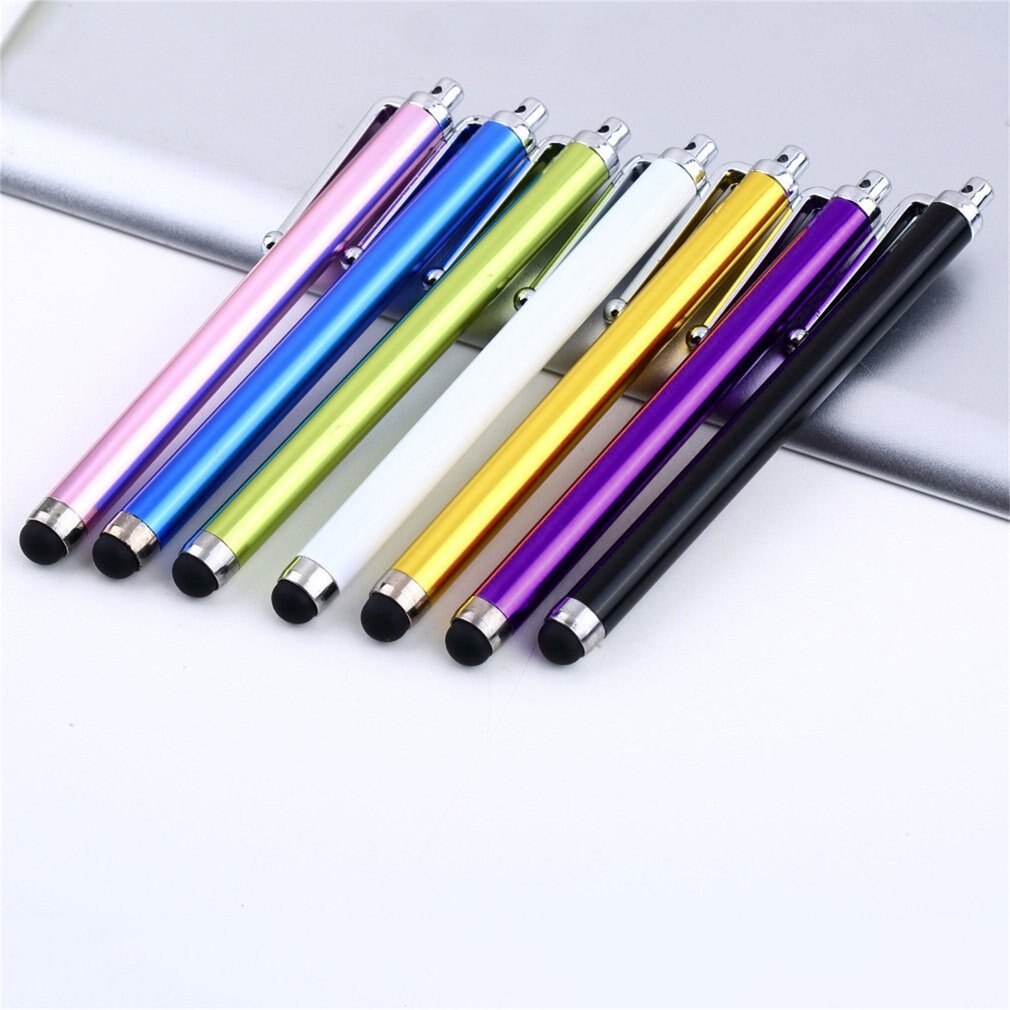 1pcs/lot Round-head Metal Stylus Touch Screen Glass Lens Digitizer Replacement Pen for iPhone iPad Tablet