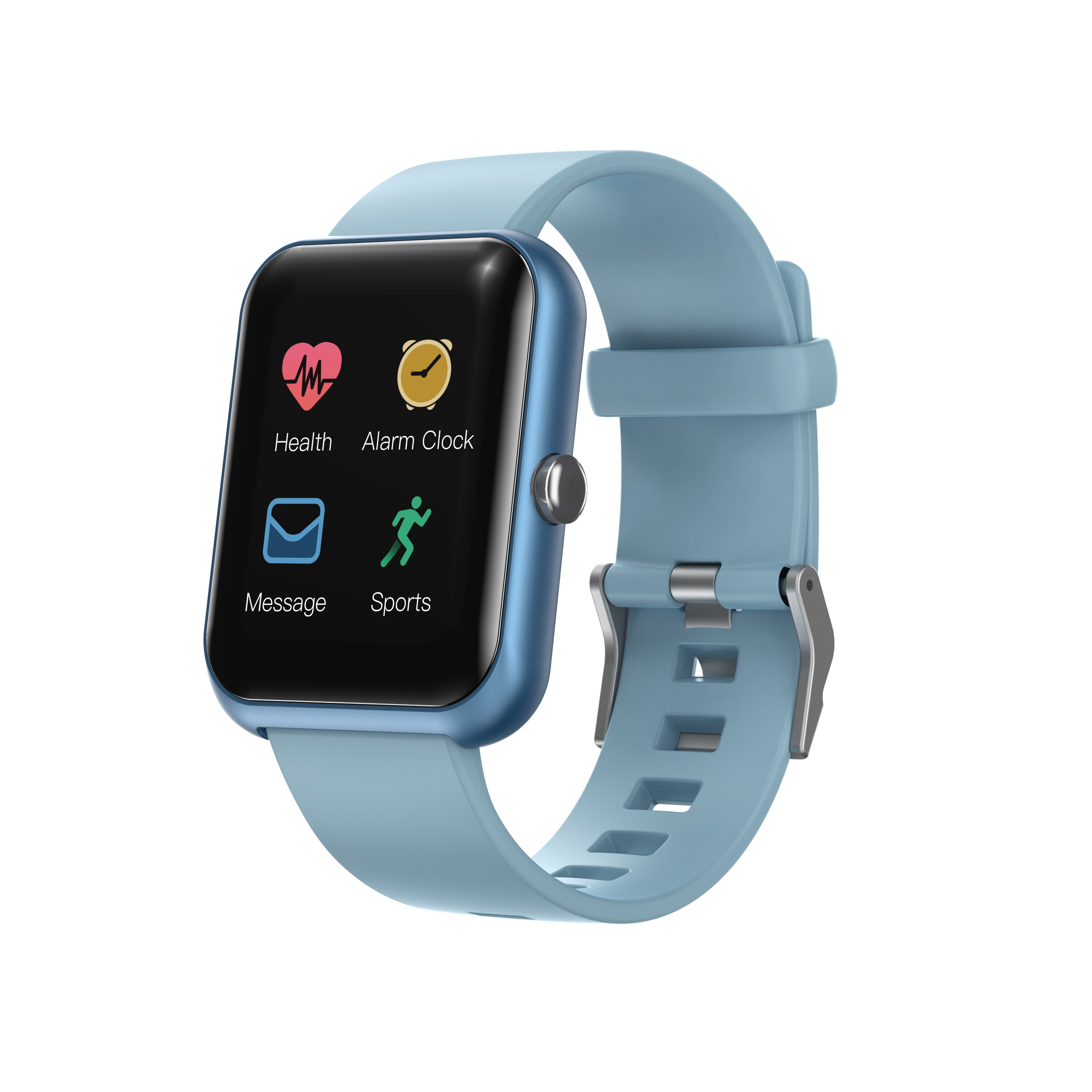 Smart Watch Ladies Heart Rate Blood Pressure Multifunctional Sport Watch Men Woman Waterproof Smartwatch Women: blue